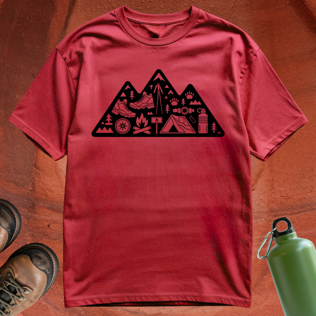 Mountain Collage - T Shirt