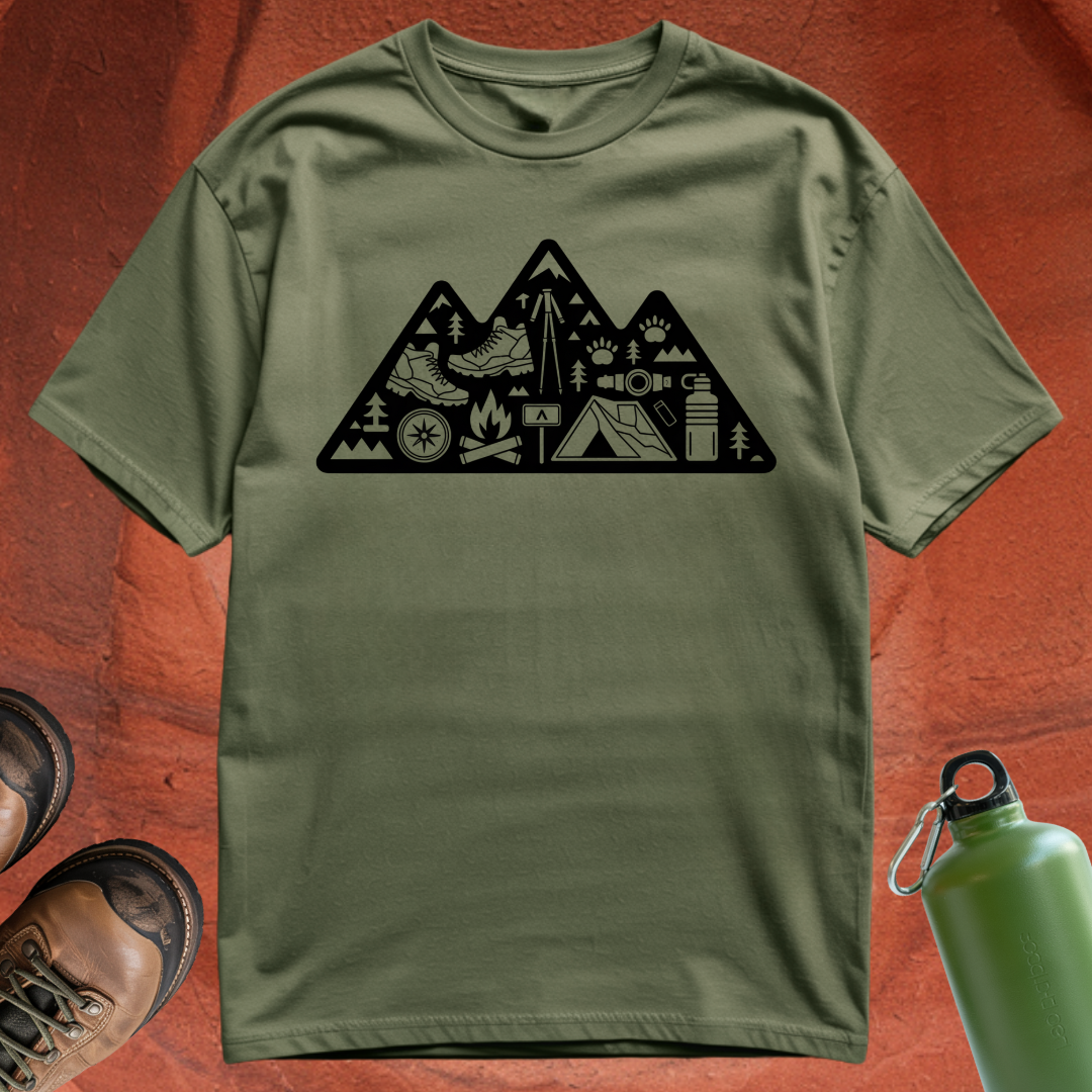 Mountain Collage - T Shirt