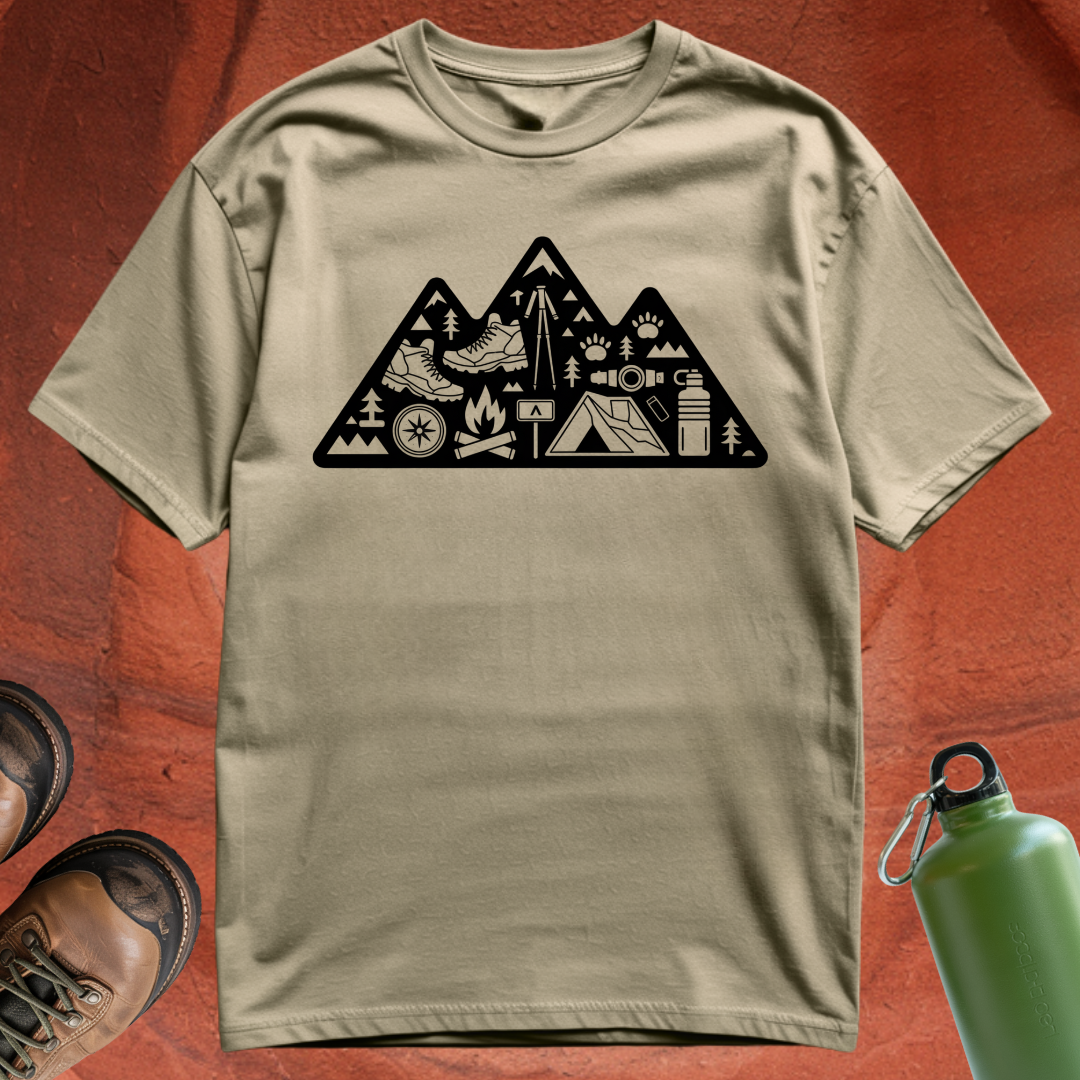 Mountain Collage - T Shirt