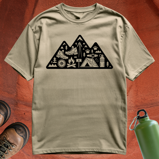 Mountain Collage - T Shirt