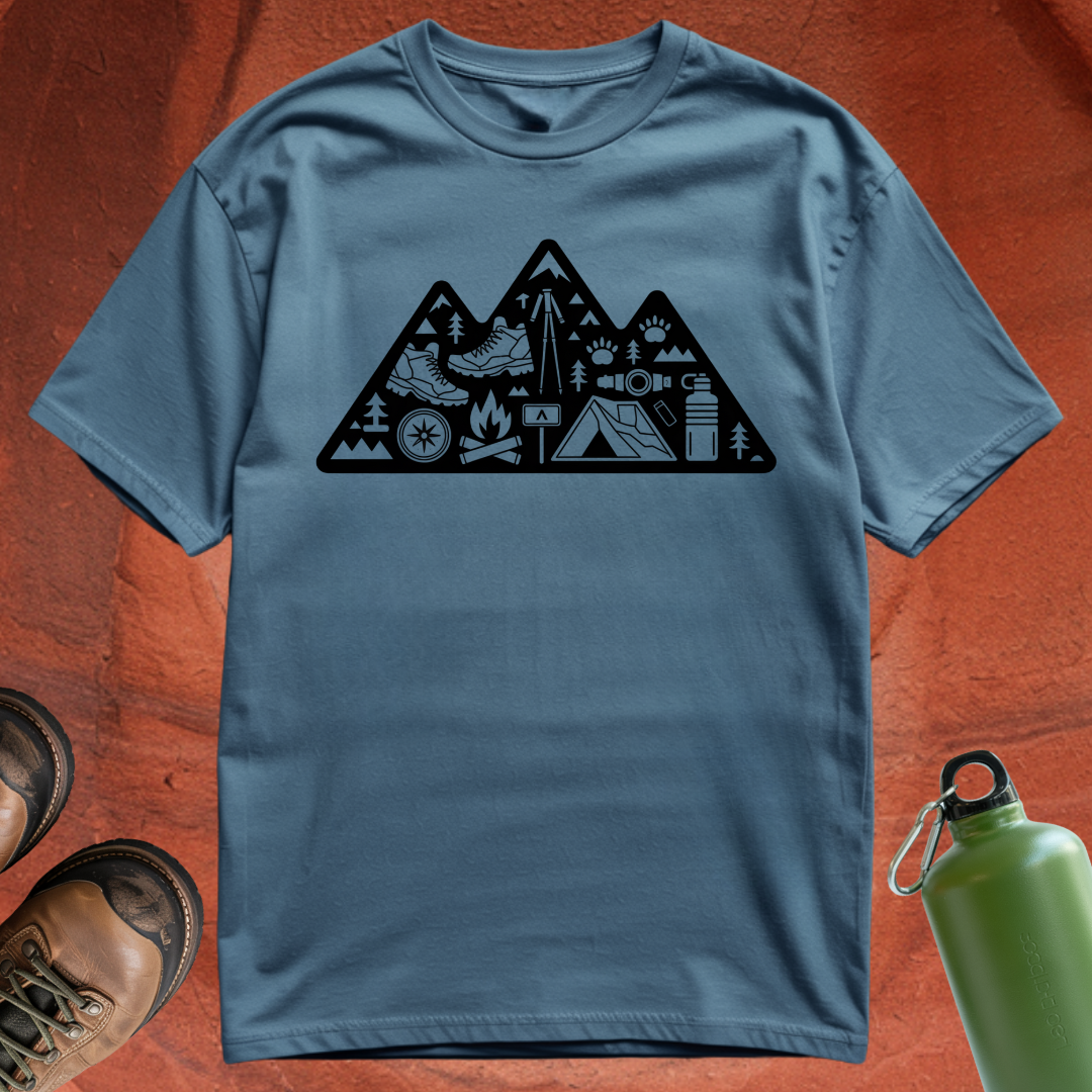 Mountain Collage - T Shirt