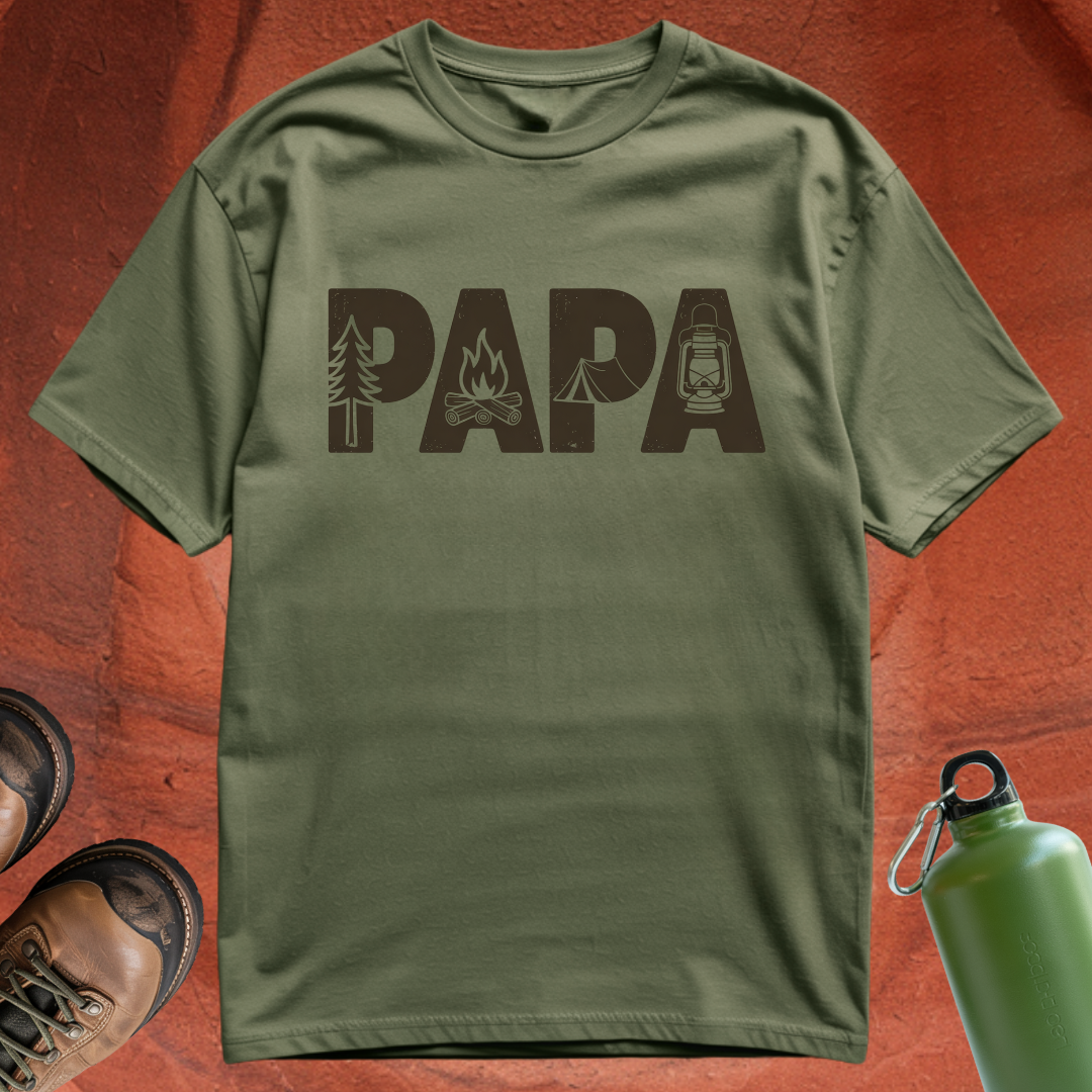 PAPA Camping - T Shirt