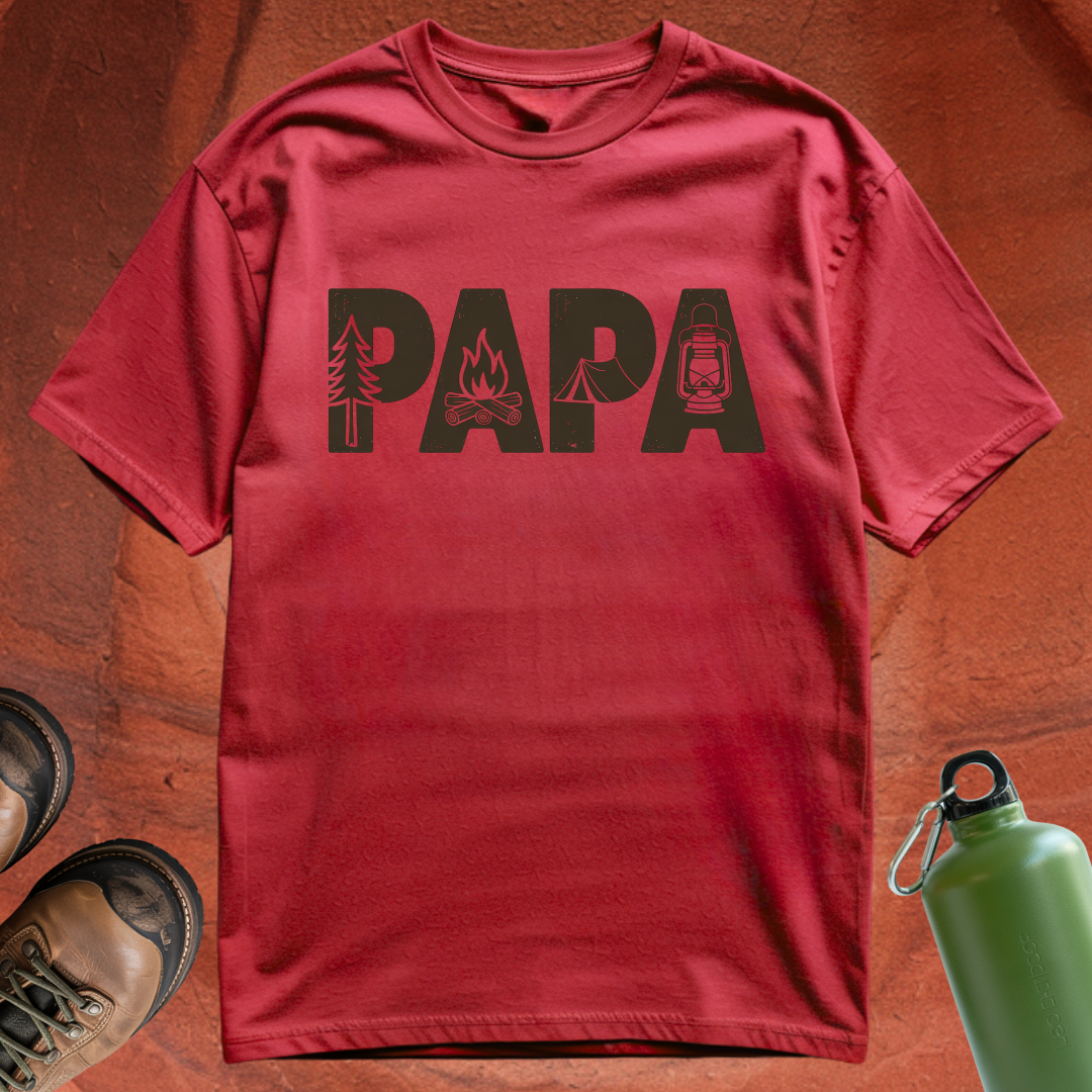 PAPA Camping - T Shirt