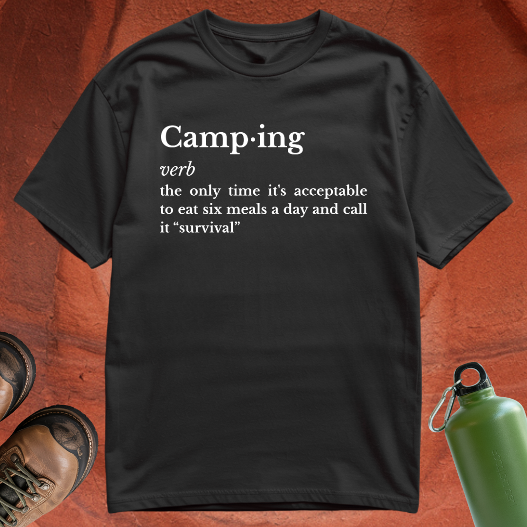 Camping Definition - T Shirt