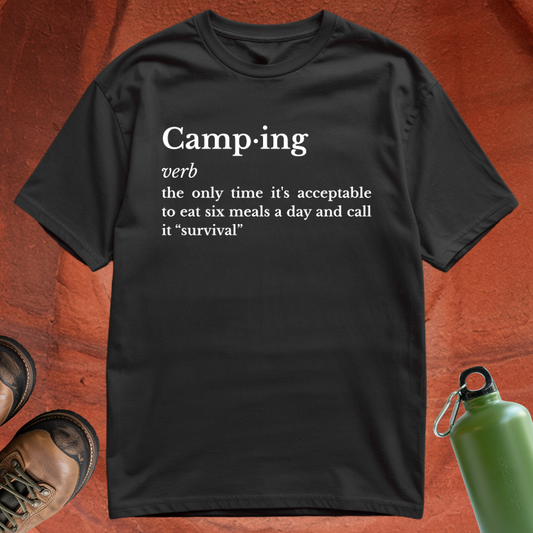 Camping Definition - T Shirt