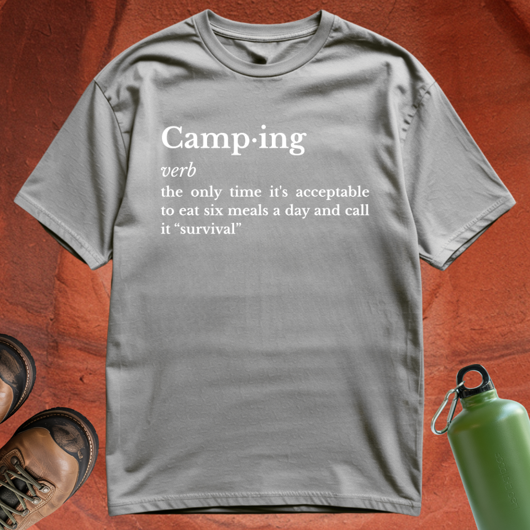 Camping Definition - T Shirt