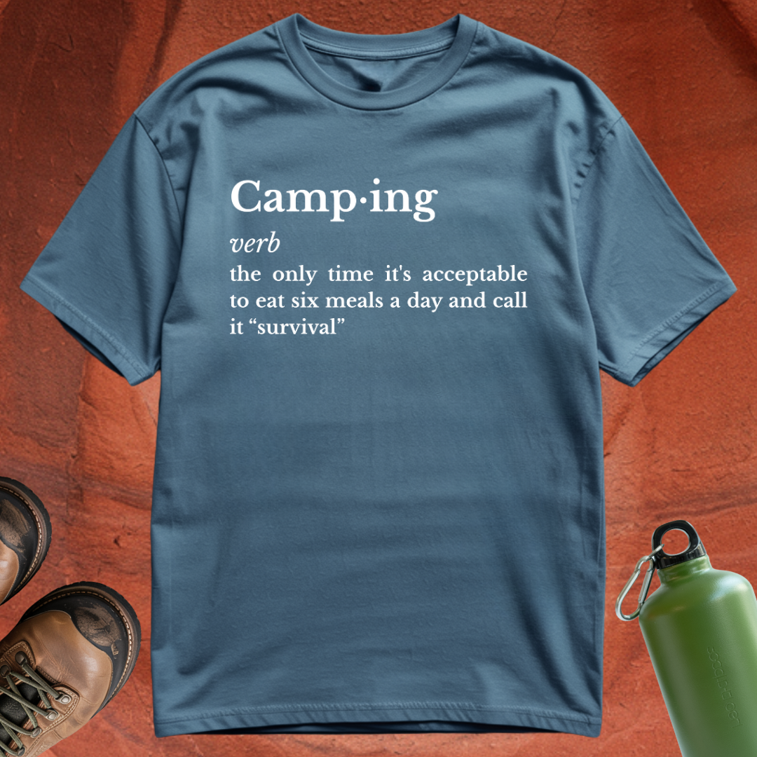 Camping Definition - T Shirt