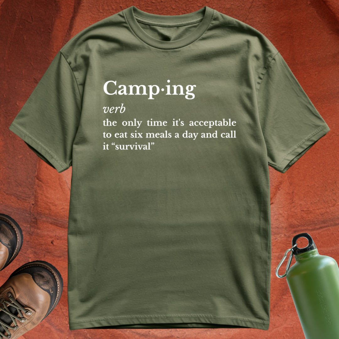 Camping Definition - T Shirt
