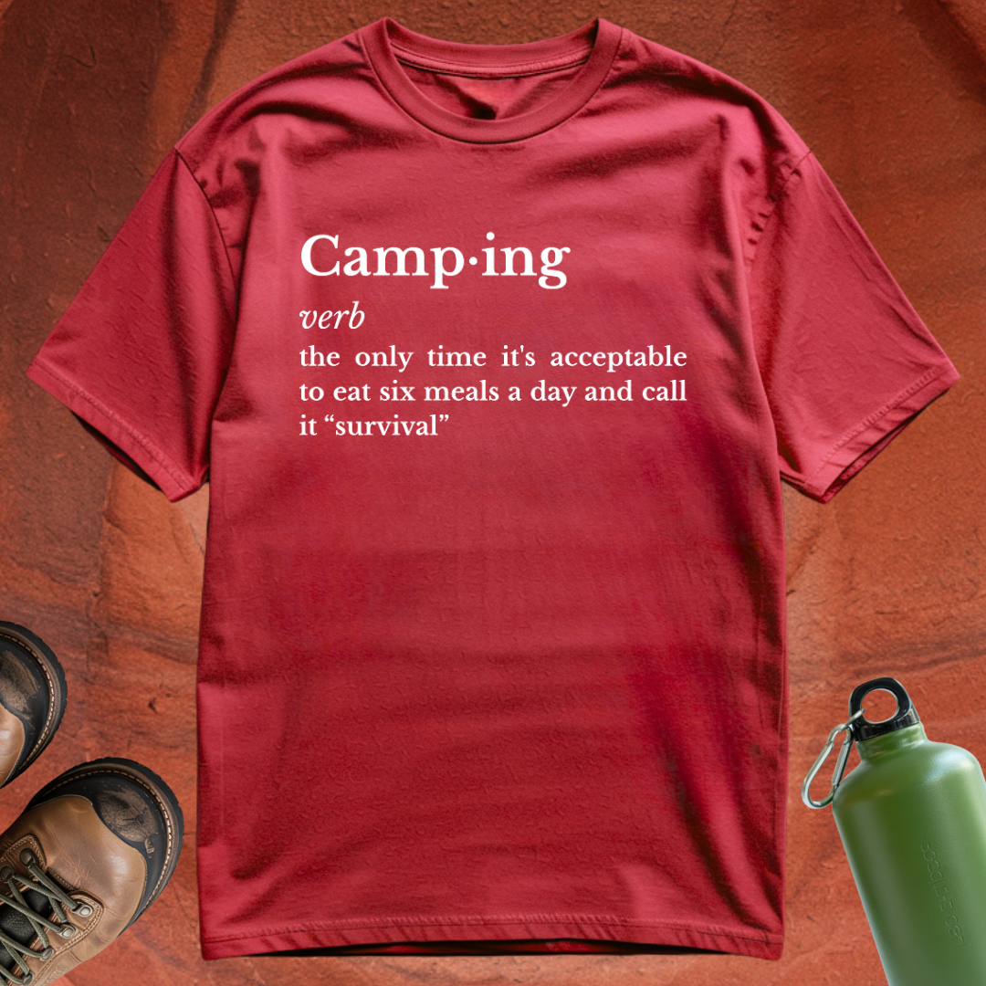 Camping Definition - T Shirt