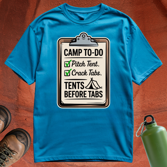 Tents Before Tabs - T Shirt