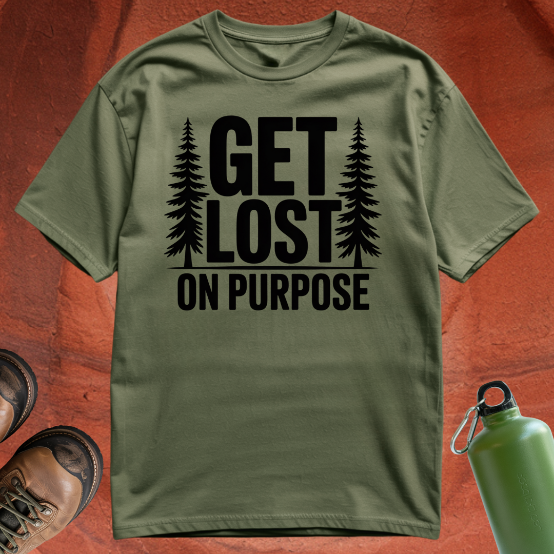 'Get Lost on Purpose' - T Shirt