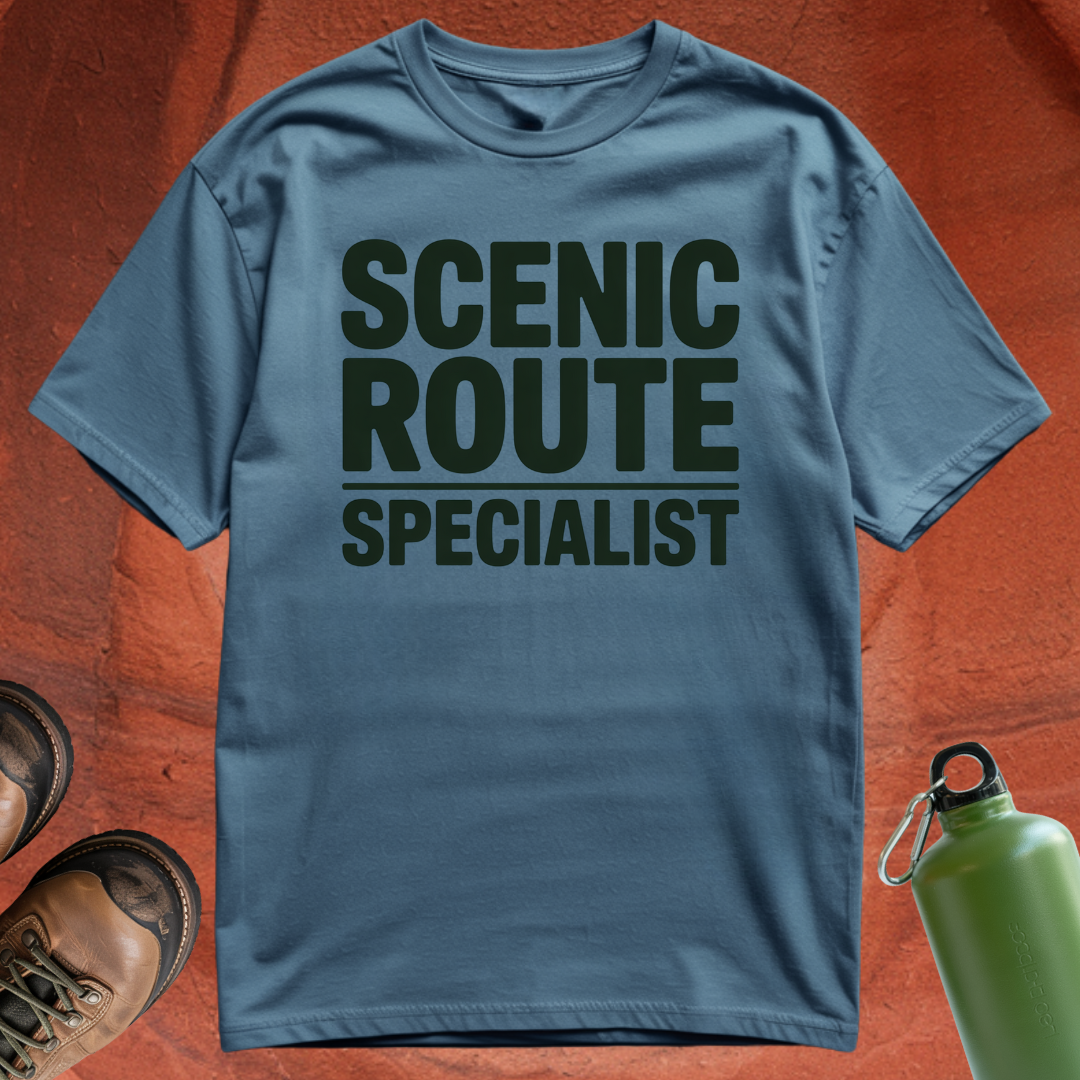 'Scenic Route Specialist' - T Shirt