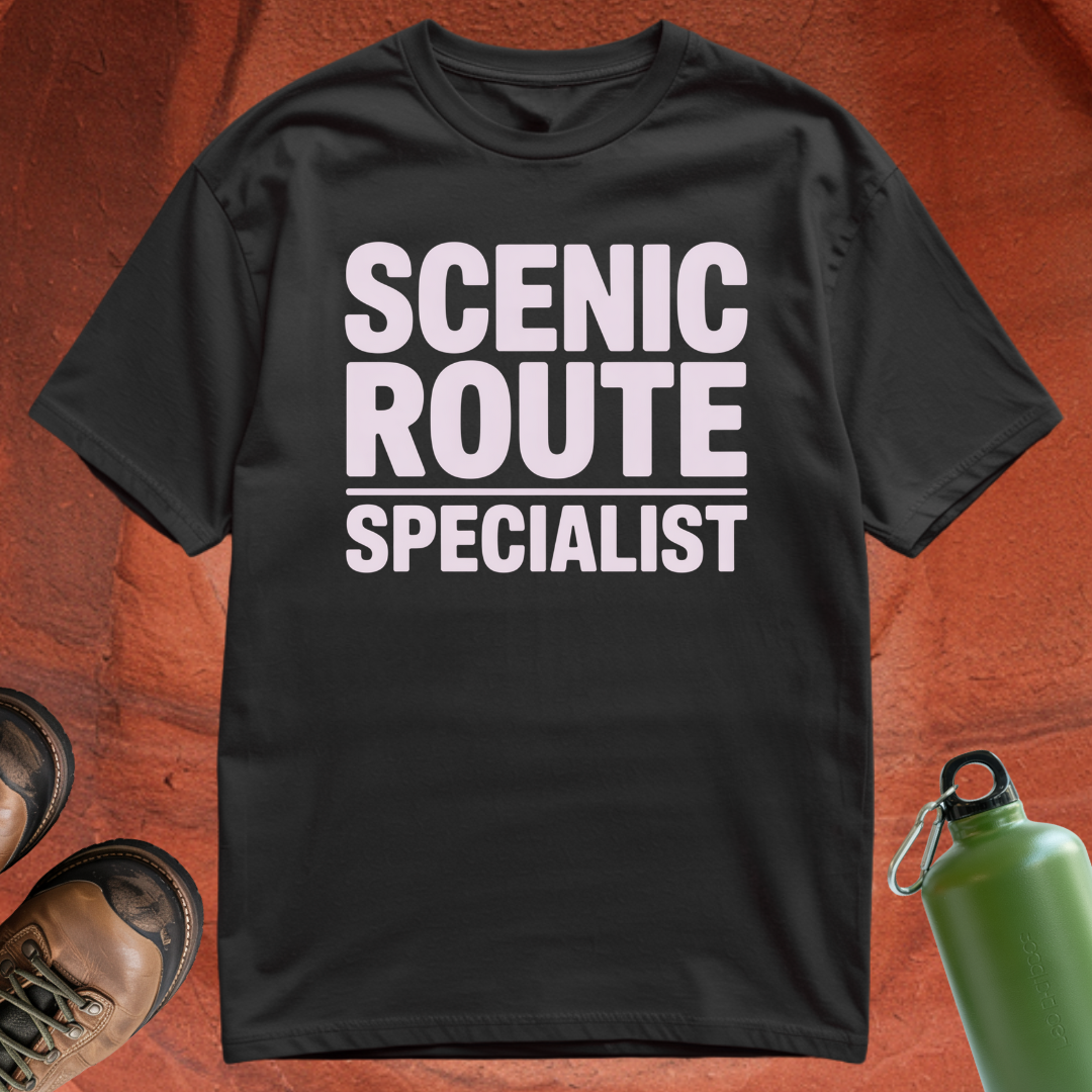 'Scenic Route Specialist' - T Shirt