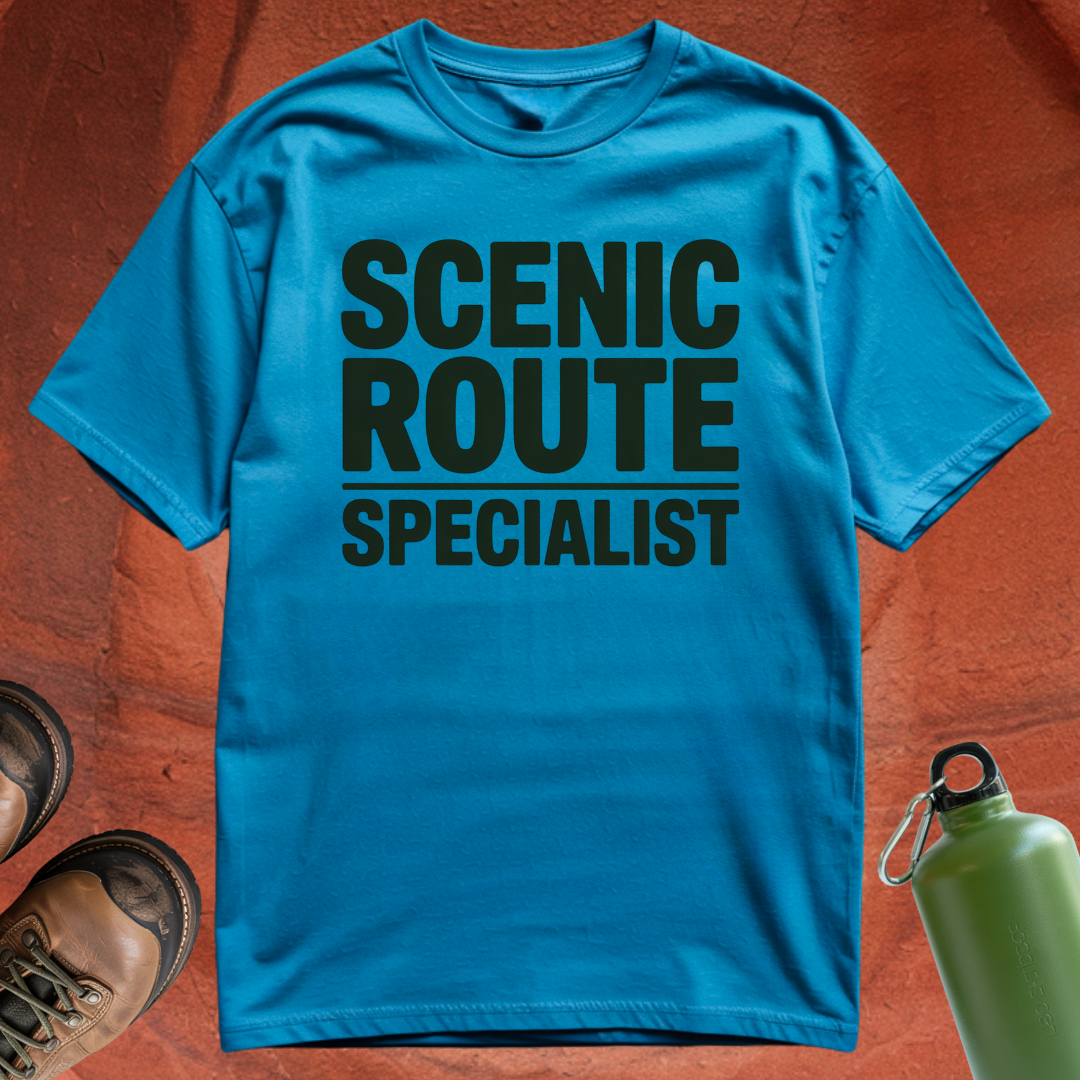 'Scenic Route Specialist' - T Shirt