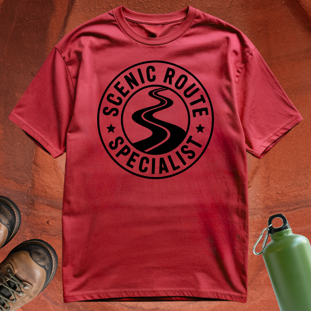 'Scenic Route Specialist' - T Shirt