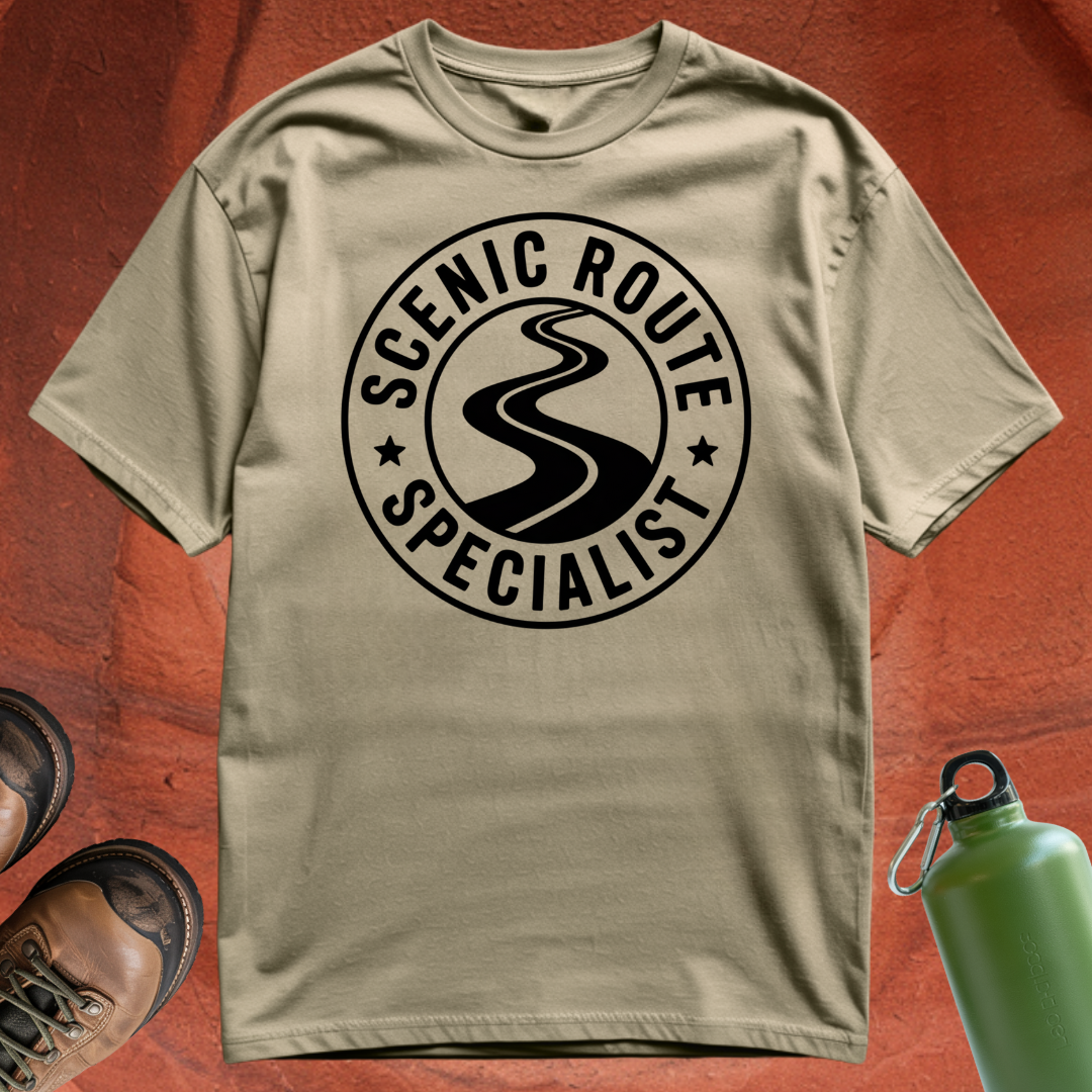 'Scenic Route Specialist' - T Shirt