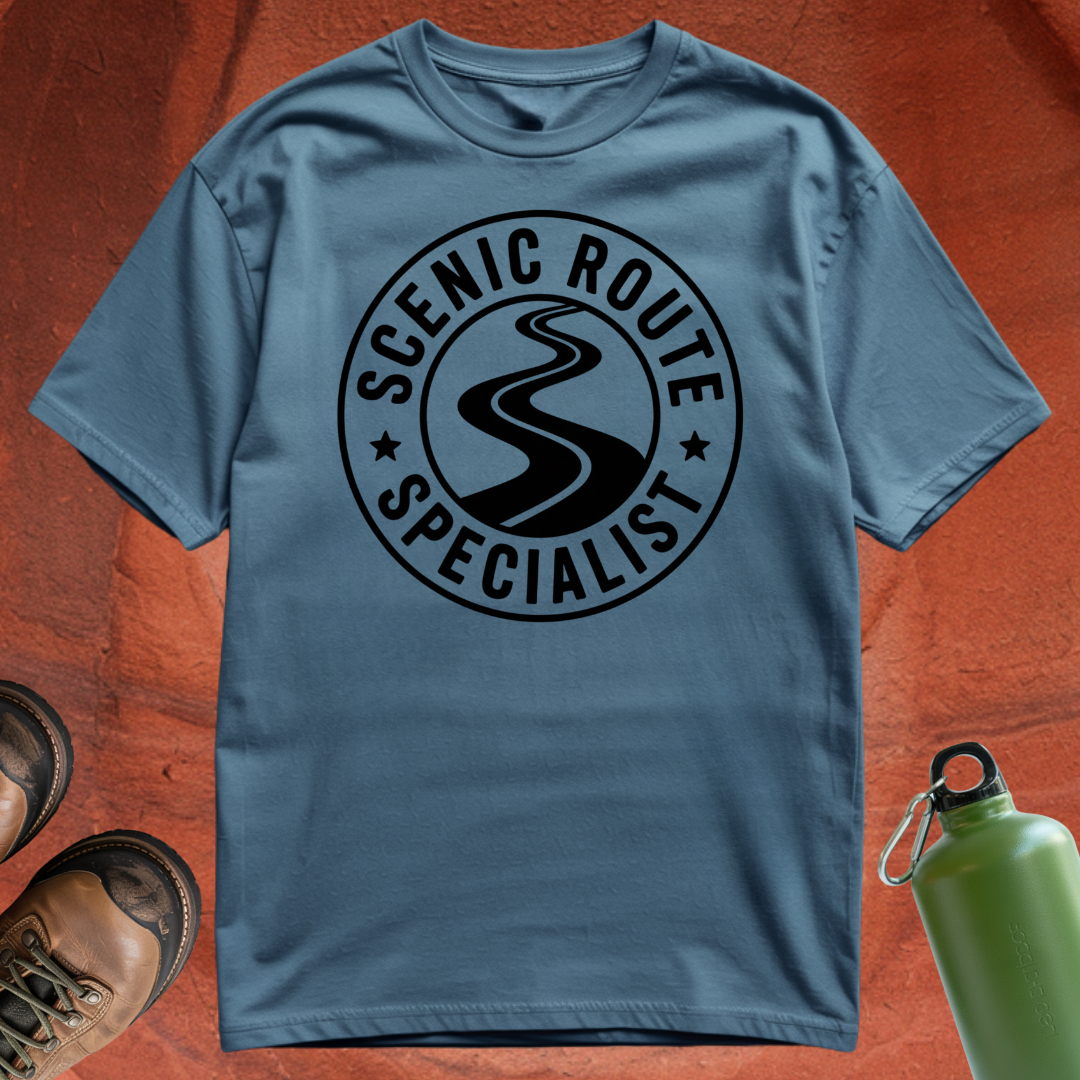 'Scenic Route Specialist' - T Shirt