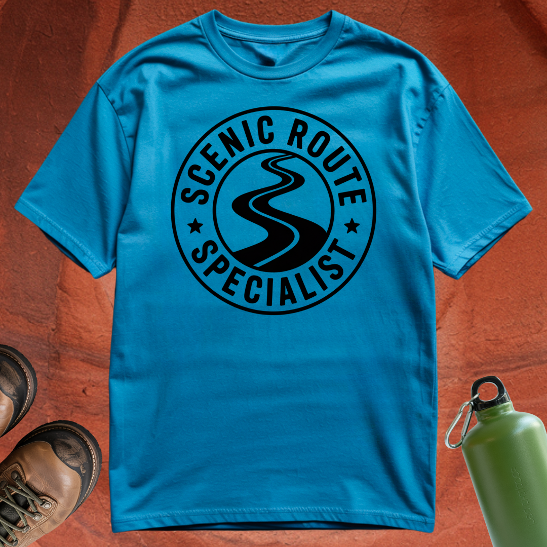 'Scenic Route Specialist' - T Shirt