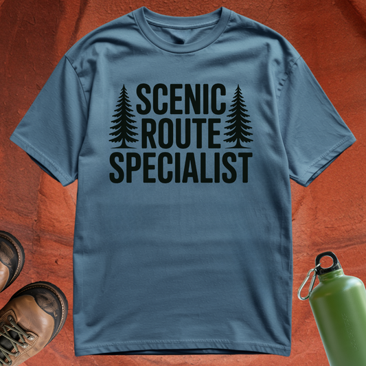'Scenic Route Specialist' - T Shirt