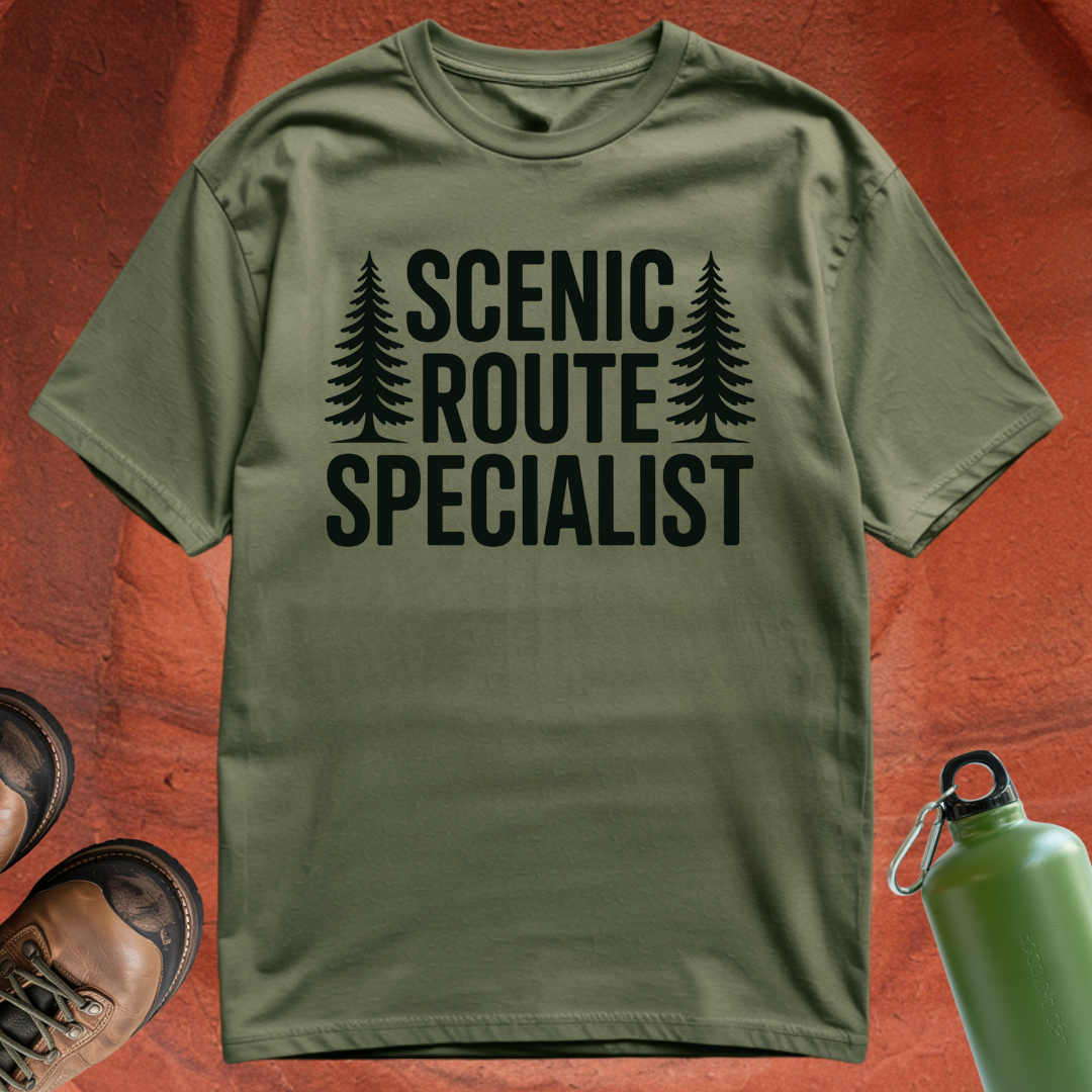 'Scenic Route Specialist' - T Shirt